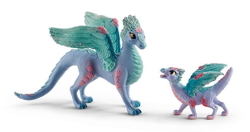 Набір фігурок Schleich Квіткові мама-дракон і малюк-дракон