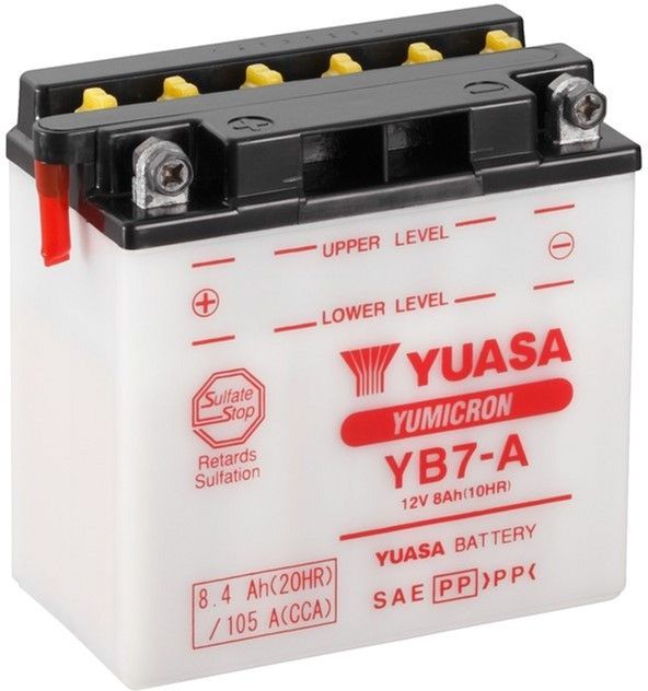 Мотоакумулятор Yuasa 12 V 8.4 Ah YuMicron Battery YB7-A (сухозаряджений) (YB7-A)