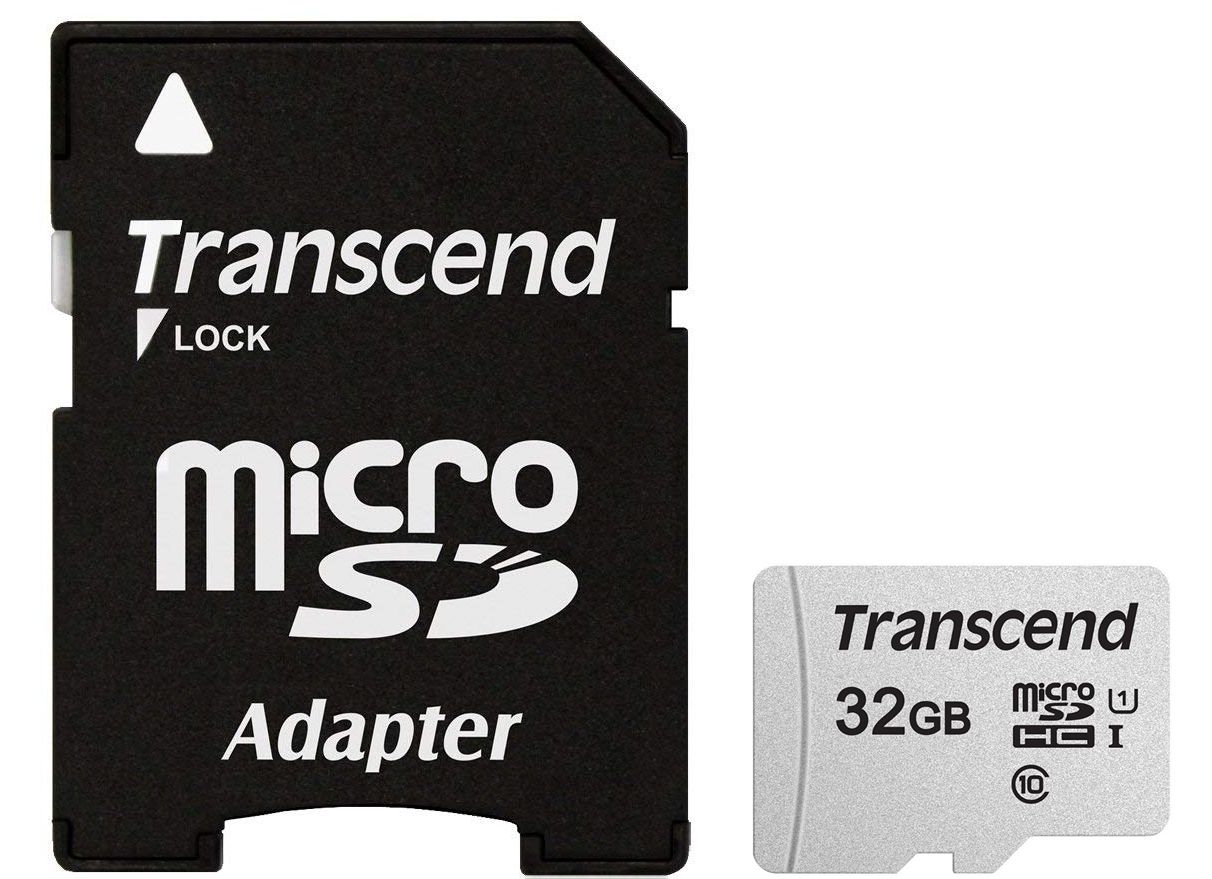 Карта пам'яті Transcend microSDHC 32GB UHS-I U1 (TS32GUSD300S-A) + SD адаптер