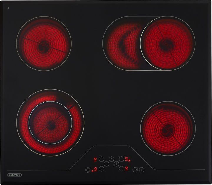 Варильна поверхня електрична ELEYUS OLIVIA 60 BL V