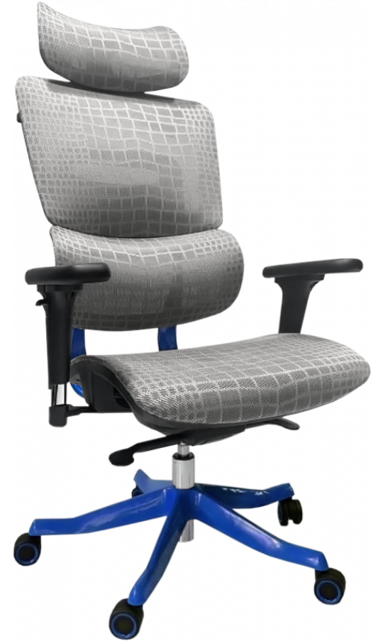Крісло для геймерів GT RACER X-626 Gray/Blue
