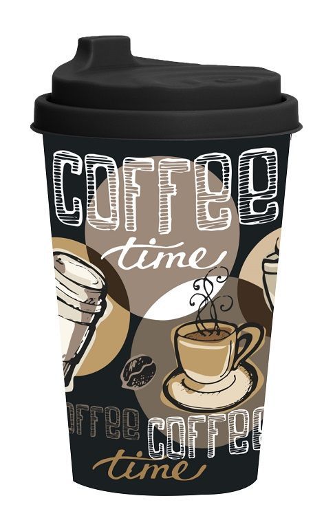 Чашка Herevin Cup-Coffee Time 0.34 л (161912-020)