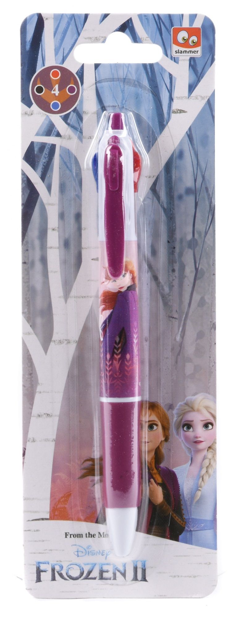 Ручка кольорова Disney Frozen 4 в 1