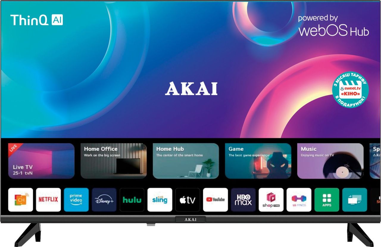 Телевізор Akai AK43FHD22W (6929856330809)