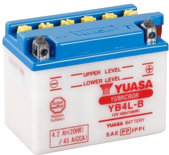 Мотоакумулятор Yuasa 12 V 4.2 Ah YuMicron Battery YB4L-B (сухозаряджений) (YB4L-B)
