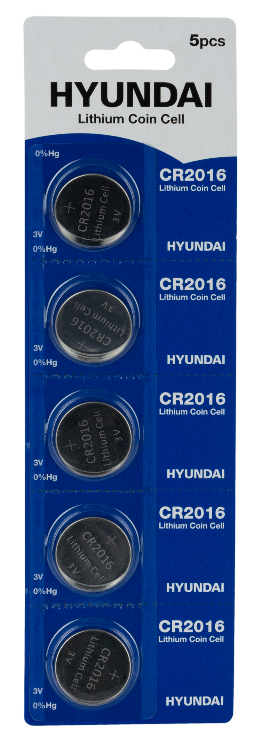Батарейка Hyundai CR2016 Blister 5 