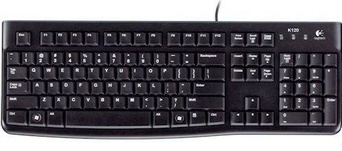 Клавіатура Logitech Keyboard K120 EOM UKR Black