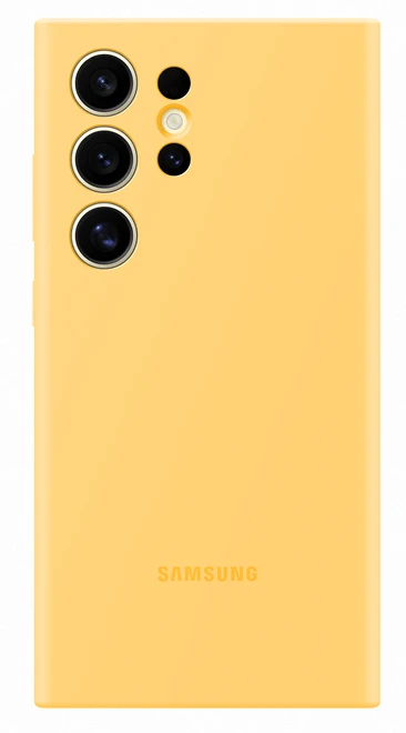 Чохол Samsung для S24 Ultra Silicone Case Yellow EF-PS928TYEGWW