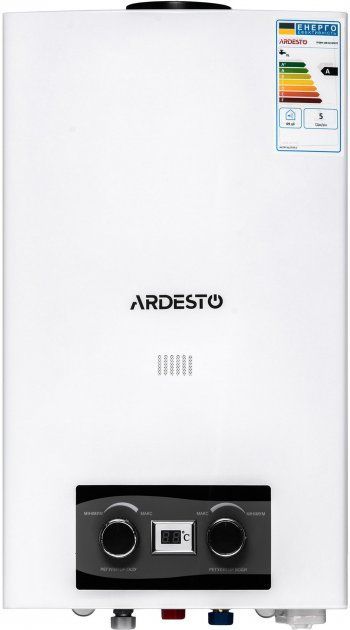 Газовий проточний водонагрівач Ardesto TFGBH 10B X2 WHITE