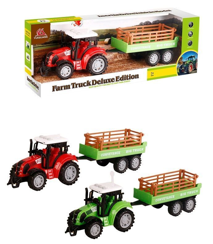 Іграшка DIY Toys Трактор Фермера з причепом (CJ-4064479)