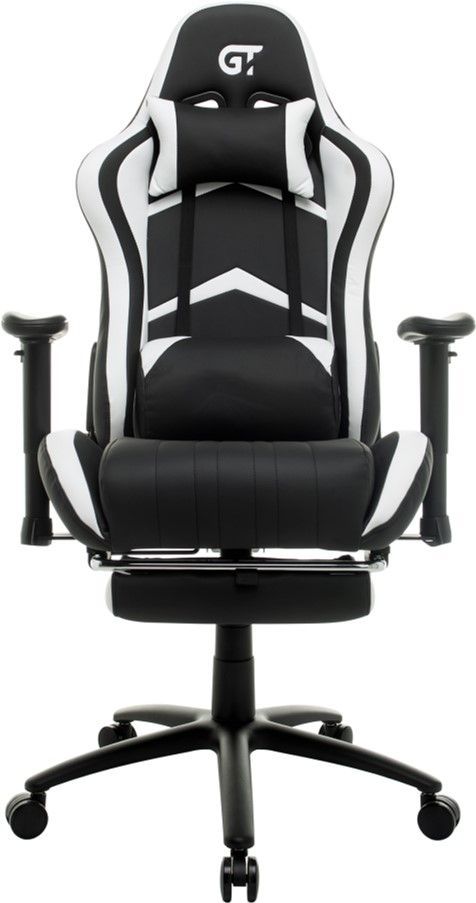 Крісло для геймерів GT RACER X-2534-F Black/White