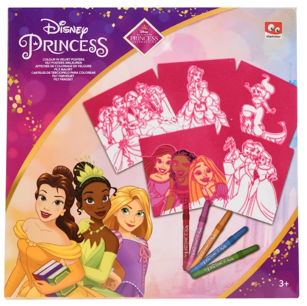 Набір розмальовок із фетру Disney Princess з фломастерами (DP22349)