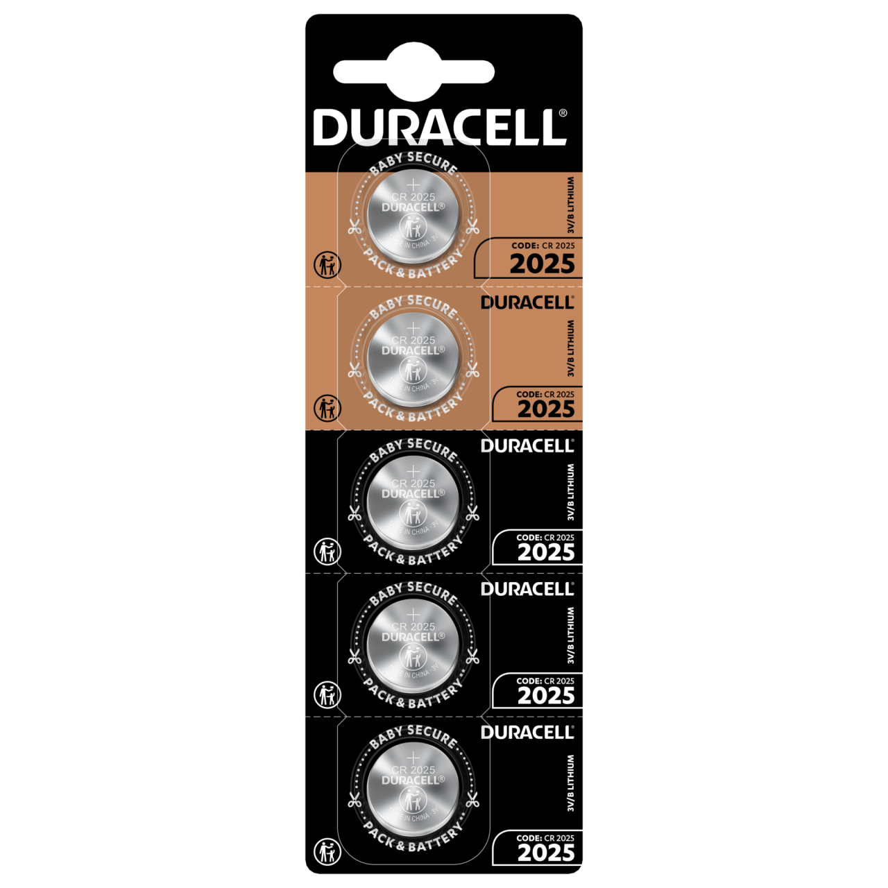 Батарейка Duracell DL2025 DSN уп. 1х5 шт.