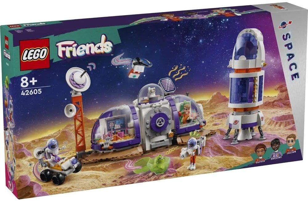 Блоковий конструктор LEGO Friends Космічна база на Марсі і ракета (42605)