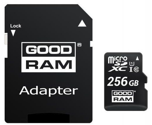 Карта пам'яті GoodRam microSDXC 256GB UHS-I (M1AA-2560R12) + SD адаптер
