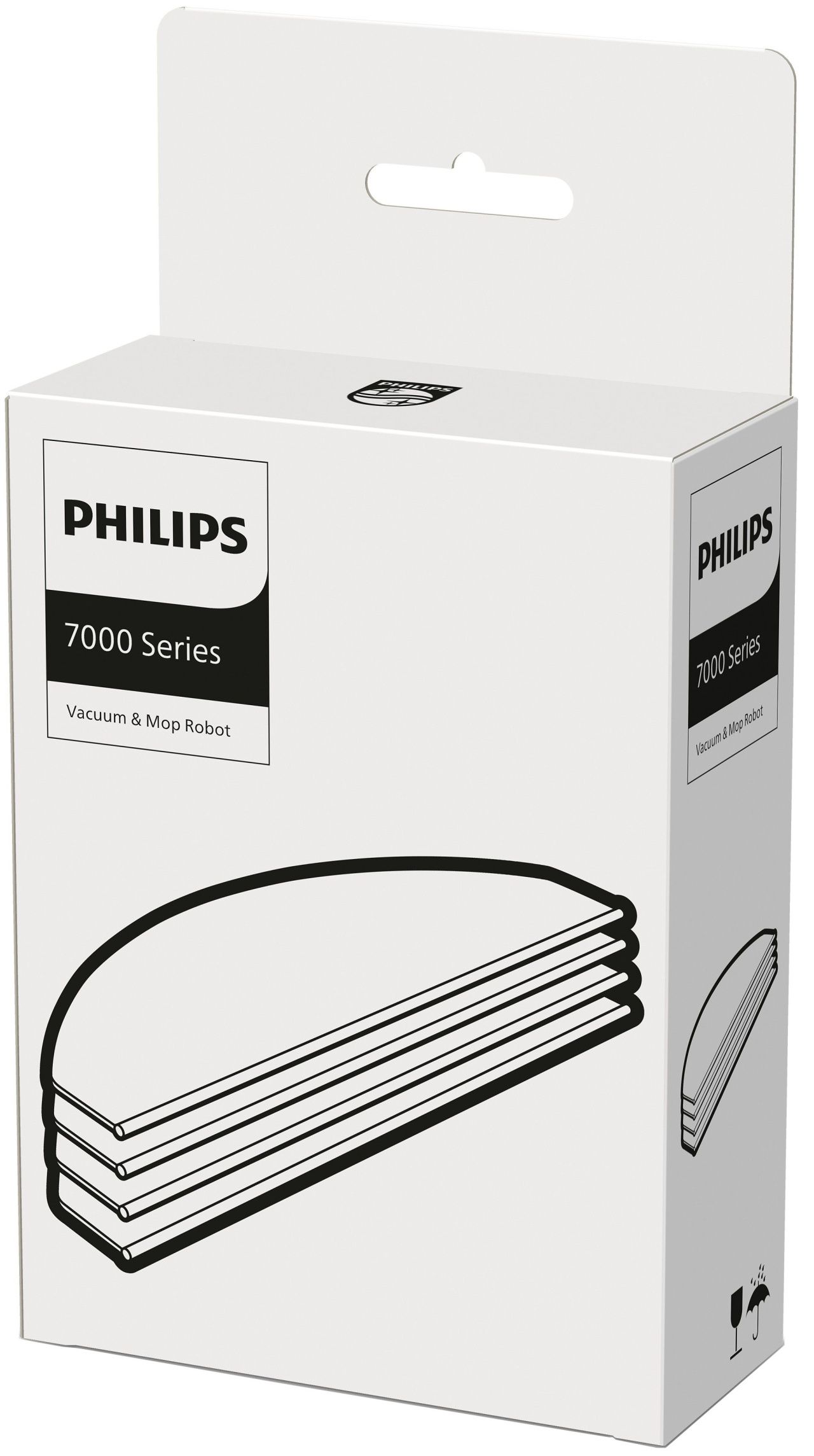 Накладки з мікрофібри для мийних роботів-пилососів Philips серії 7000 (XV1470/00)