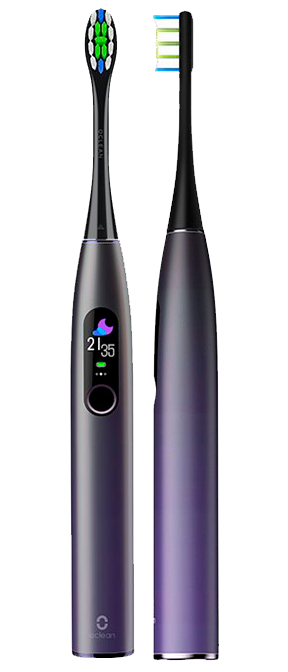 Електрична зубна щітка Oclean X Pro Aurora Purple (OLED) (Міжнародна версія)