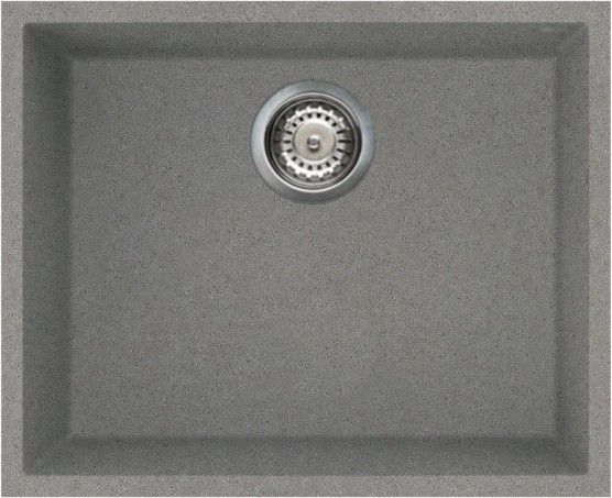 Кухонна мийка Elleci Q 105 under top titanium 73 Сірий