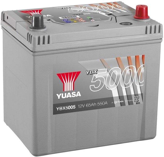 Автомобільний акумулятор Yuasa 12V 65Ah Silver High Performance Battery Japan YBX5005 (0) (YBX5005)
