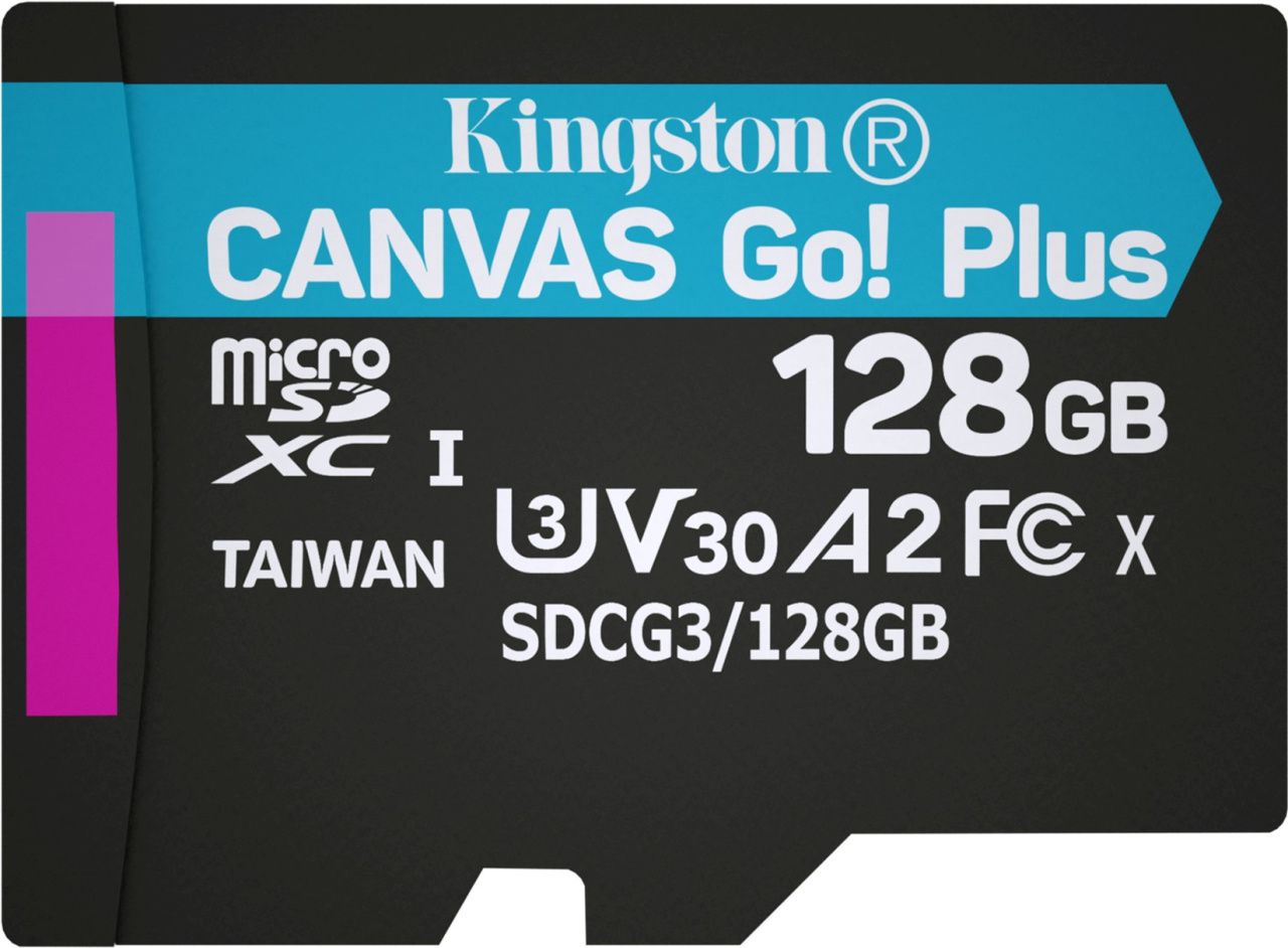 Карта пам'яті Kingston microSDXC 128GB C10 UHS-I U3 A2 (SDCG3/128GBSP)