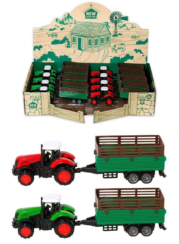 Іграшка DIY Toys Трактор з причепом в асортименті (CJ-4067772)
