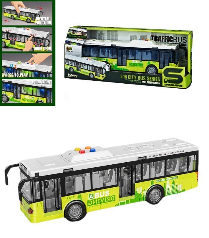 Іграшка DIY Toys Автобус міський інерційний (CJ-4008557)