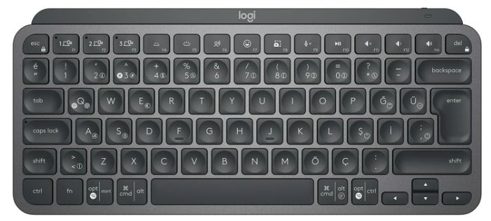 Клавіатура Logitech MX Keys Mini Minimalist Wireless, US, Graphite (920-010498)