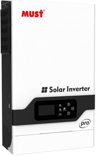 Автономний перетворювач інвертор для сонячних батарей Must 5200W 48V 80A (PV18-5248PRO)