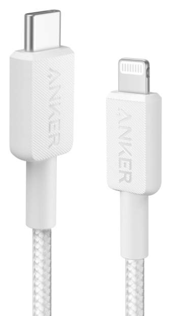 Кабель USB Type-C Anker Powerline 322 USB Type-A to USB Type-C 1.8m White (A81H6H21)