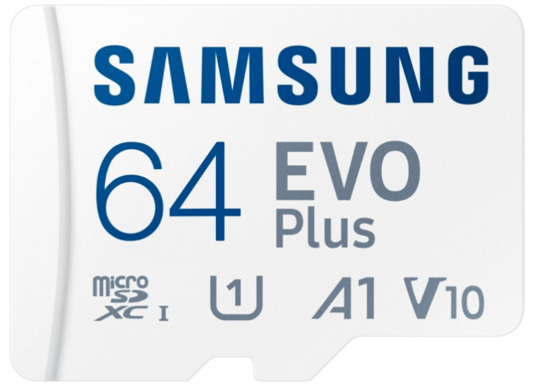 Картка пам'ятi Samsung Evo Plus microSDXC 64GB (MB-MC64KA/EU) + SD адаптер