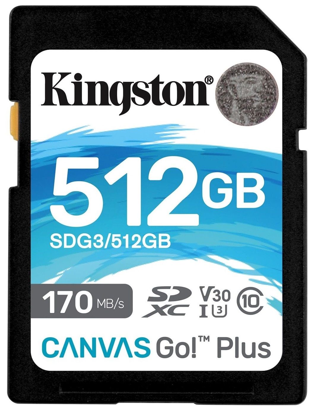 Карта пам'яті Kingston SDXC 512GB Canvas Go! Plus Class 10 UHS-I U3 V30 (SDG3/512GB)