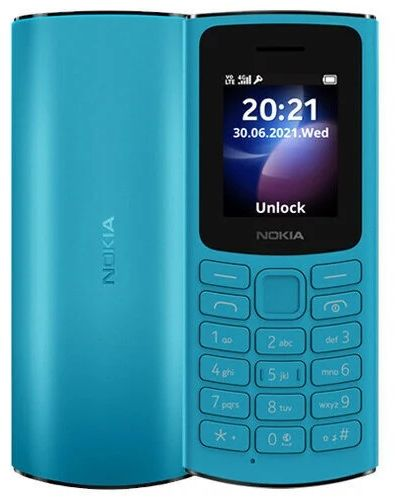 Мобільний телефон Nokia 105 Dual SIM (TA-1557) Cyan